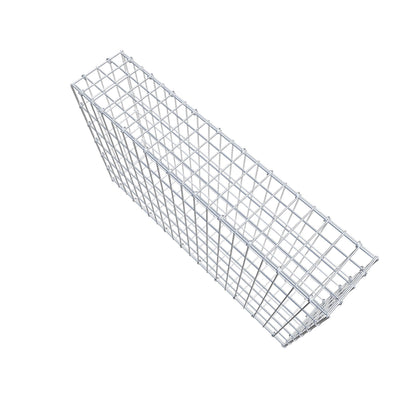 Gabion 100 cm x 60 cm x 20 cm (L x H x D), maskstorlek 5 cm x 10 cm, C-ring