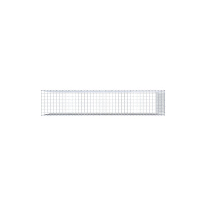 Monteret gabion type 4 200 cm x 100 cm x 40 cm (L x H x D), maskestørrelse 5 cm x 5 cm, C-ring