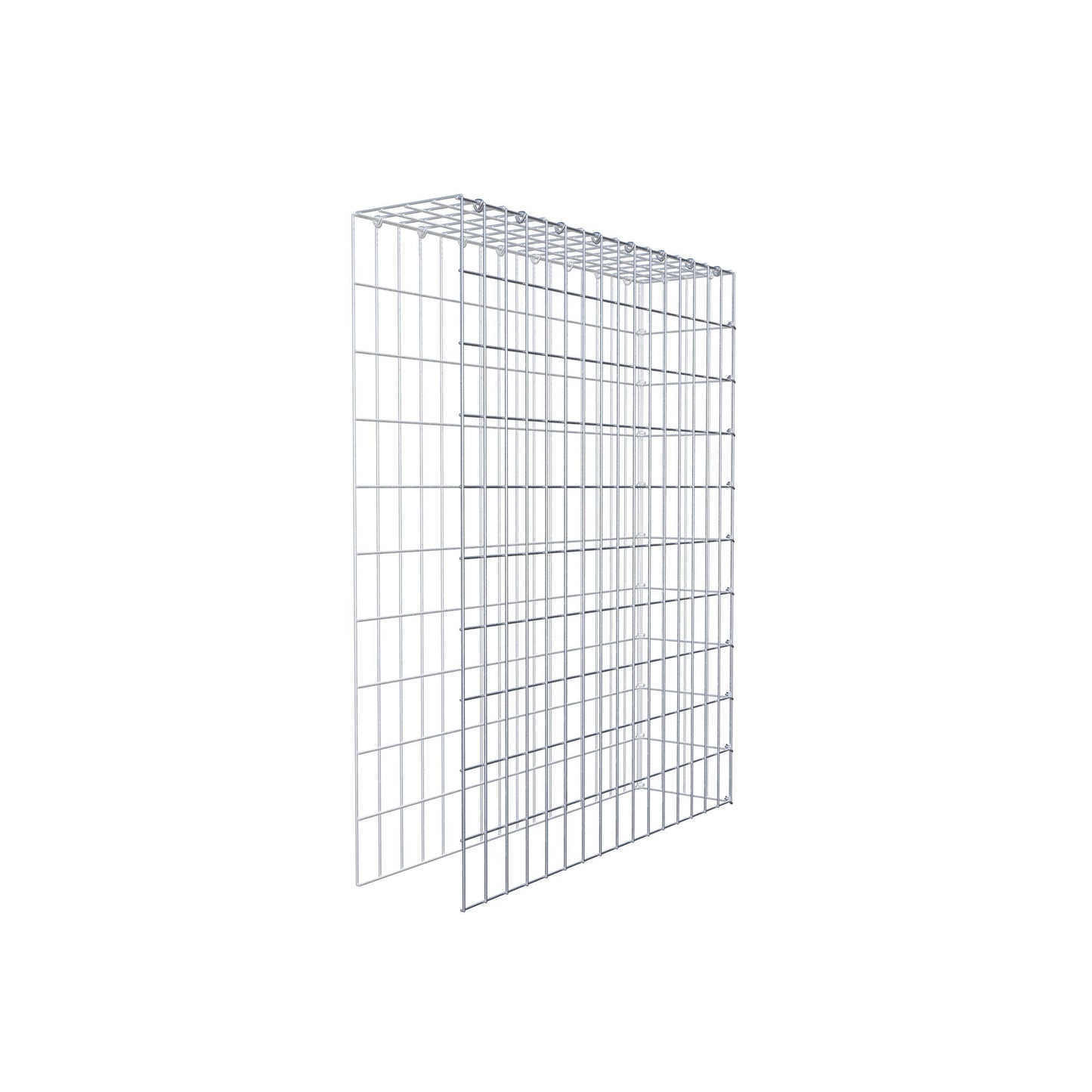 Anbaugabione Typ 4 100 cm x 80 cm x 20 cm (L x H x T), Maschenweite 5 cm x 10 cm, C-Ring