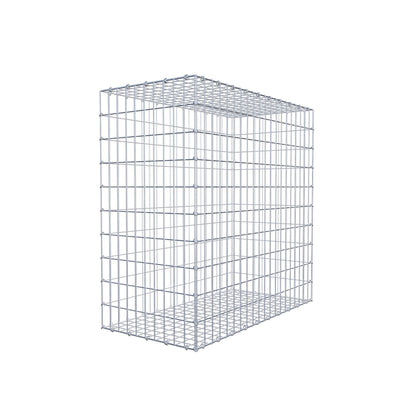 Gavión 100 cm x 100 cm x 50 cm (L x A x P), luz de malla 5 cm x 10 cm, anillo en C