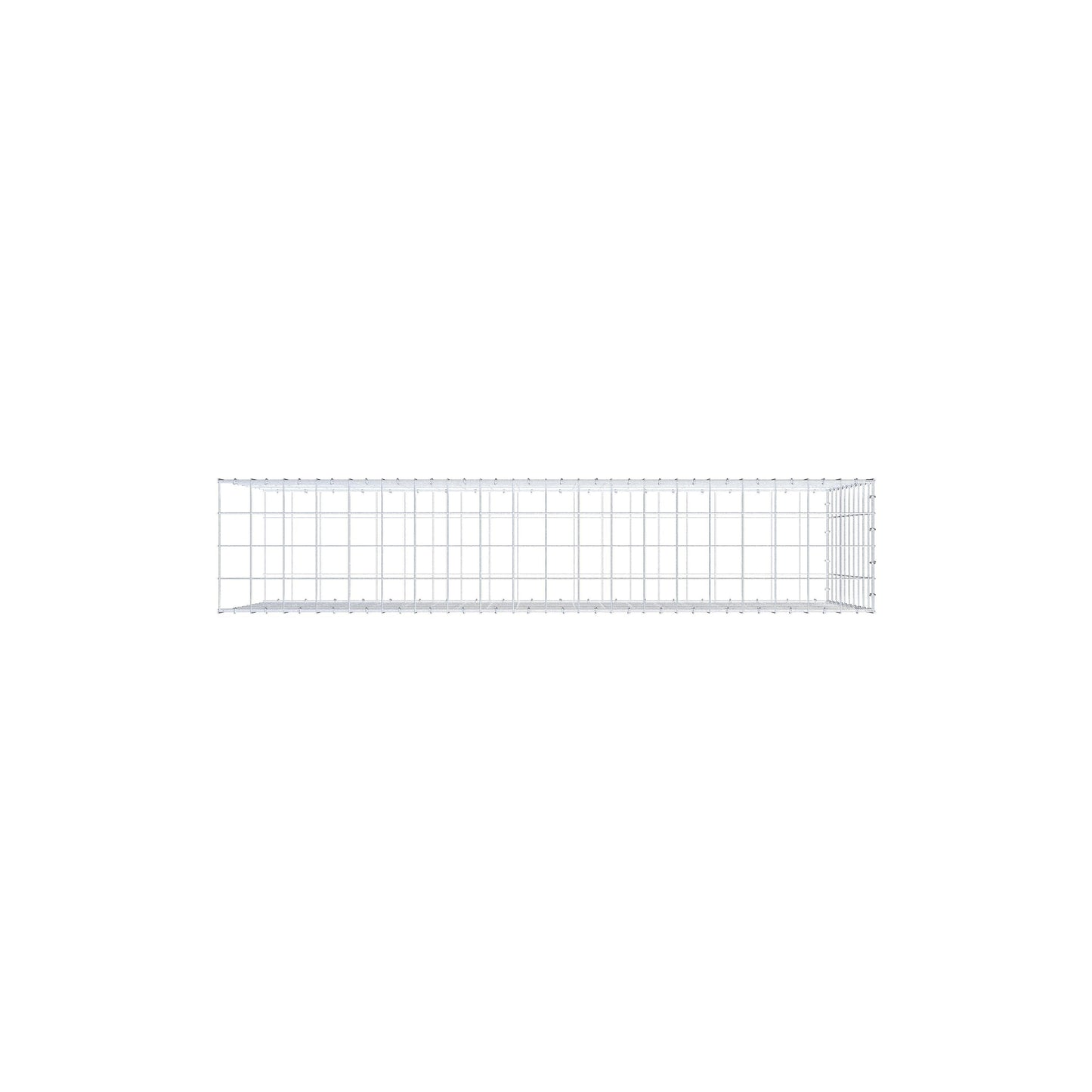 Pila adicional tipo 2 200 cm x 100 cm x 40 cm (L x A x P), malla 10 cm x 10 cm, anillo en C
