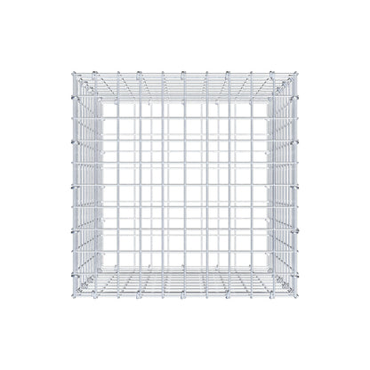 Gabion 50 cm x 50 cm x 50 cm (L x H x D), maskestørrelse 5 cm x 5 cm, C-ring