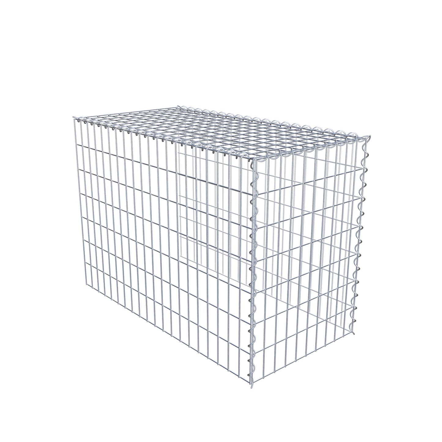 Gavión complementario tipo 4 100 cm x 70 cm x 50 cm (L x A x P), malla 5 cm x 10 cm, espiral