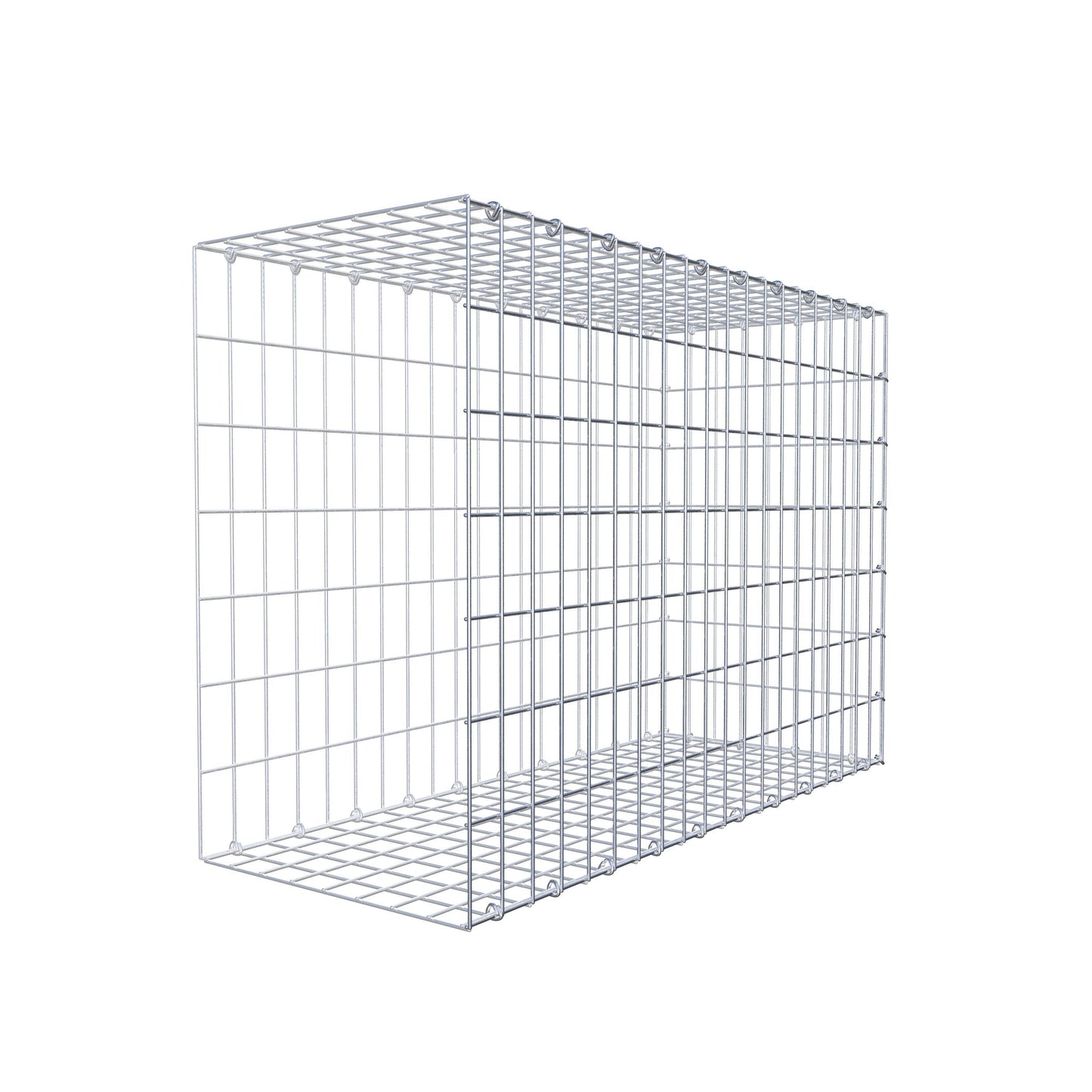 Gabião tipo 2 100 cm x 70 cm x 40 cm, malhagem 5 cm x 10 cm, anel C
