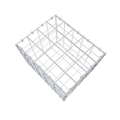 Gabião 50 cm x 40 cm x 40 cm (C x A x P), malhagem 10 cm x 10 cm, anel C