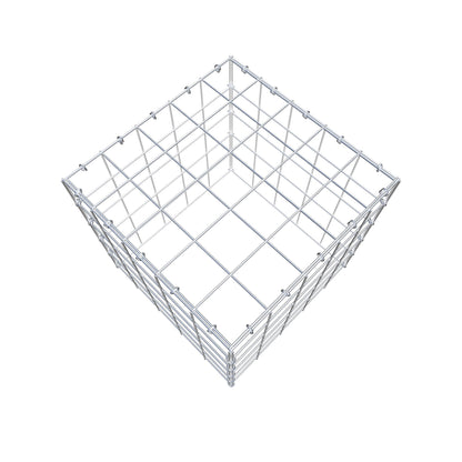 Anbaugabione Typ 3 50 cm x 50 cm x 50 cm (L x H x T), Maschenweite 10 cm x 10 cm, C-Ring