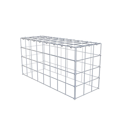 Add-on pool type 3 80 cm x 40 cm x 30 cm (L x H x D), maaswijdte 10 cm x 10 cm, C-ring