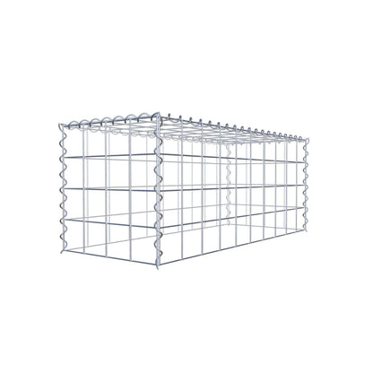 Opvokset gabion type 3 100 cm x 40 cm x 40 cm (L x H x D), maskestørrelse 10 cm x 10 cm, spiral