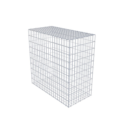 Gavión 100 cm x 100 cm x 50 cm (L x A x P), luz de malla 5 cm x 10 cm, anillo en C