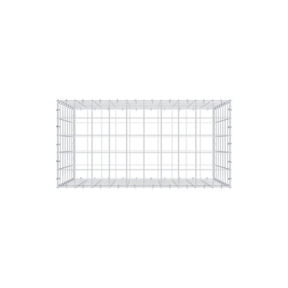 Gabion 100 cm x 70 cm x 50 cm (L x H x D), maskstorlek 10 cm x 10 cm, C-ring