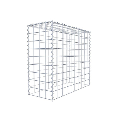 Gabião Tipo 3 100 cm x 90 cm x 40 cm (C x A x P), malhagem 10 cm x 10 cm, espiral
