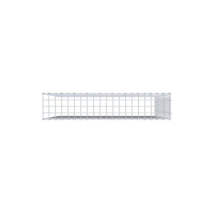 Anbaugabione Typ 4 100 cm x 100 cm x 20 cm (L x H x T), Maschenweite 5 cm x 5 cm, C-Ring