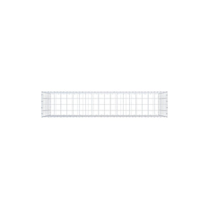 Gabion 200 cm x 100 cm x 40 cm (L x H x D), maskstorlek 10 cm x 10 cm, C-ring