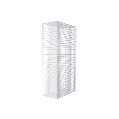 Fästbar gabion typ 2 200 cm x 100 cm x 50 cm (L x H x D), maskstorlek 5 cm x 5 cm, C-ring