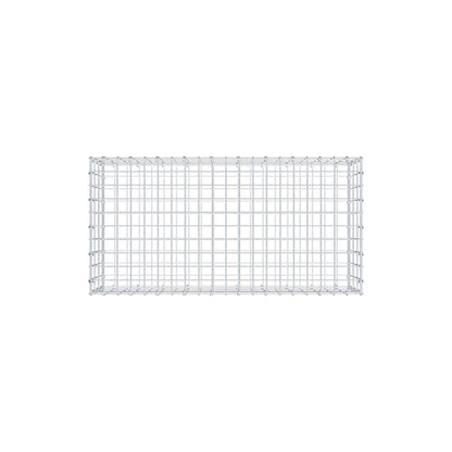 Gabião 100 cm x 30 cm x 50 cm (C x A x P), malhagem 5 cm x 10 cm, anel C