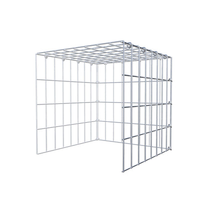 Gavión adicional tipo 4 40 cm x 40 cm x 40 cm (L x A x P), malla 5 cm x 10 cm, anillo en C
