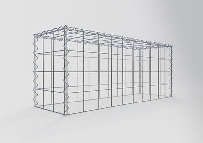Grown-on gabion type 3 100 cm x 40 cm x 30 cm (L x H x D), mesh size 10 cm x 10 cm, spiral