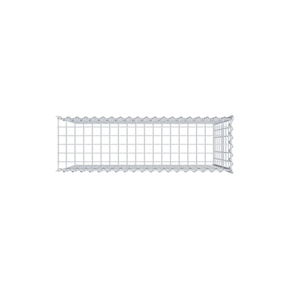 Påväxt gabion typ 4 100 cm x 80 cm x 30 cm (L x H x D), maskstorlek 5 cm x 10 cm, spiral