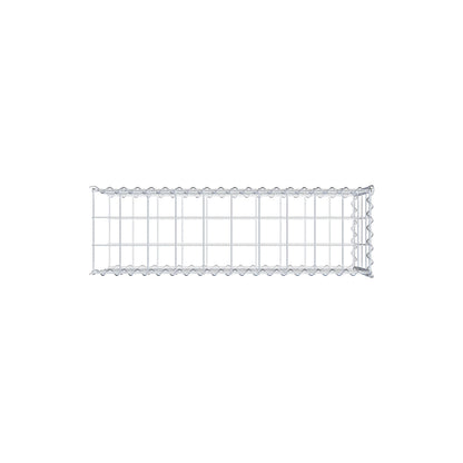 Opvokset gabion type 2 100 cm x 40 cm x 30 cm (L x H x D), maskestørrelse 10 cm x 10 cm, spiral