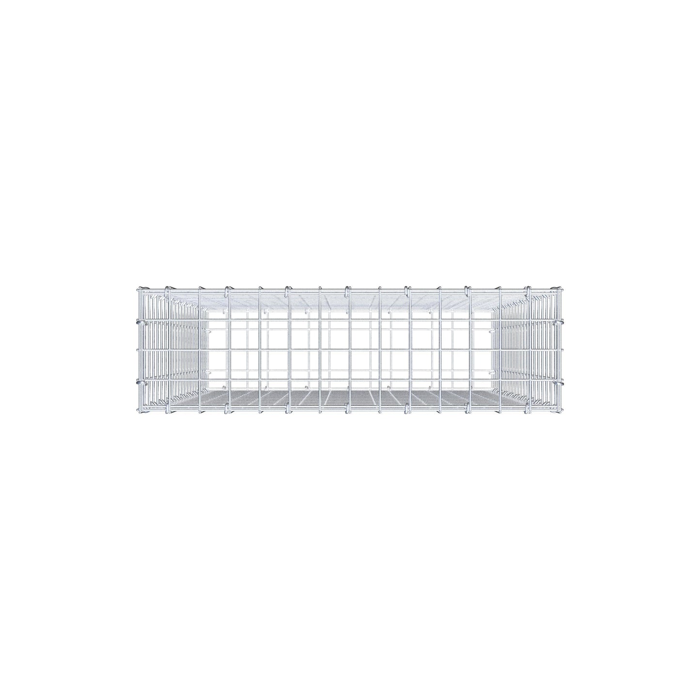 Gabione 100 cm x 70 cm x 20 cm (L x H x T), Maschenweite 5 cm x 5 cm, C-Ring