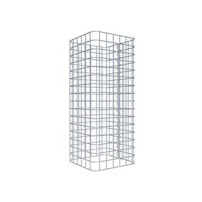 Gabionsøjle firkantet 32 ​​cm x 32 cm, 80 cm højde, MW 5 cm x 5 cm