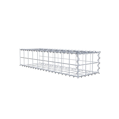Gavión complementario tipo 2 100 cm x 20 cm x 30 cm (L x A x P), malla 10 cm x 10 cm, espiral