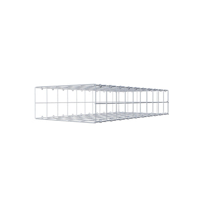 Gabião Tipo 2 100 cm x 20 cm x 50 cm (C x A x P), malhagem 10 cm x 10 cm, anel C