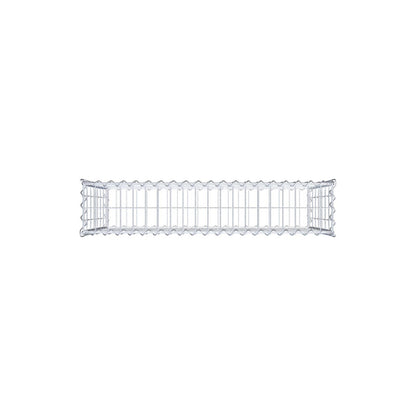 Gabione 100 cm x 70 cm x 20 cm (L x H x T), Maschenweite 5 cm x 10 cm, Spirale