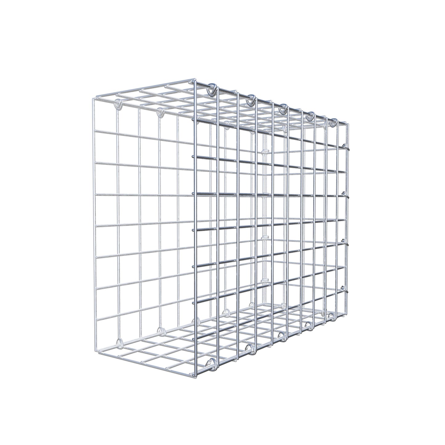 Gabião tipo 2 50 cm x 40 cm x 20 cm (C x A x P), malhagem 5 cm x 5 cm, anel C