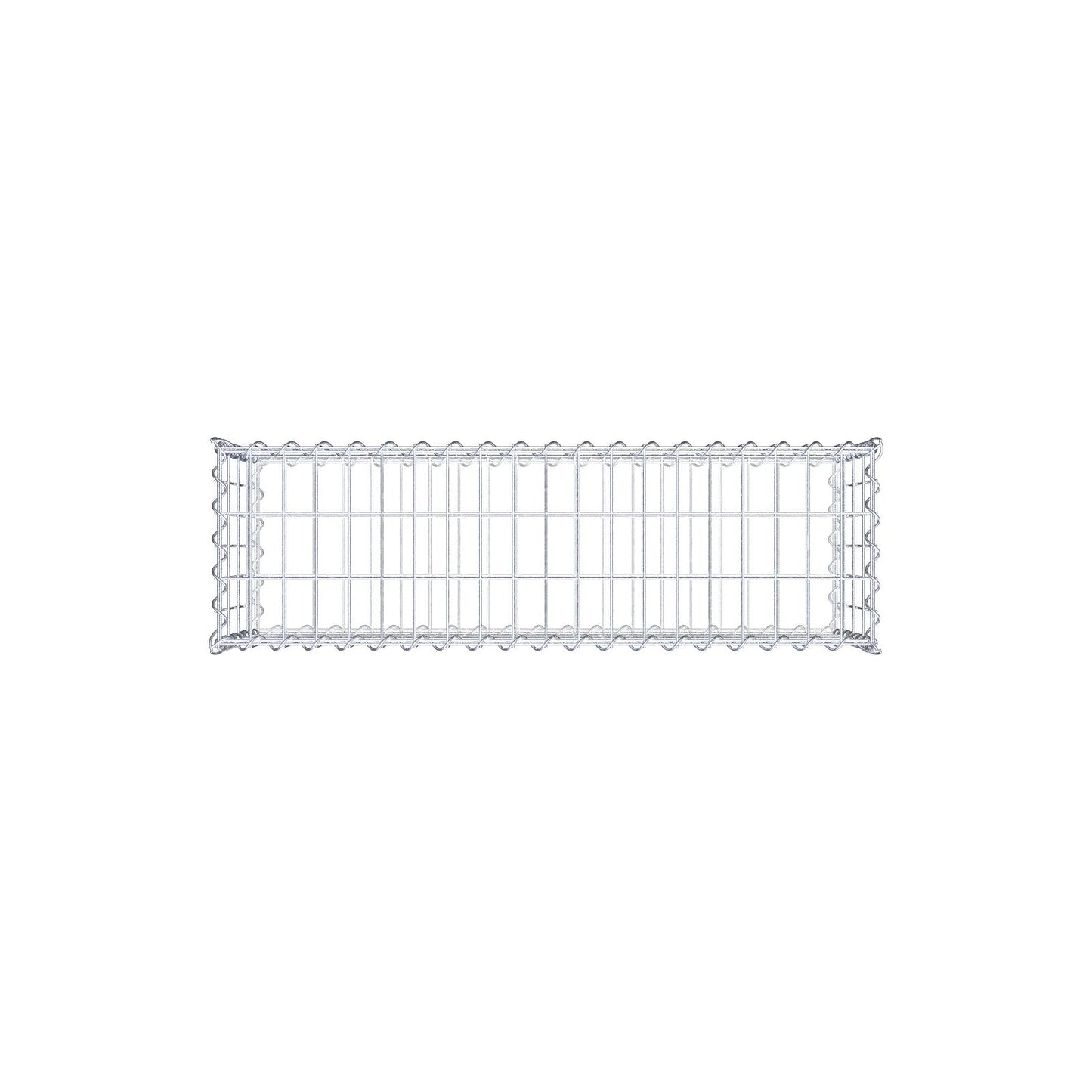 Gabione 100 cm x 40 cm x 30 cm (L x H x T), Maschenweite 5 cm x 10 cm, Spirale