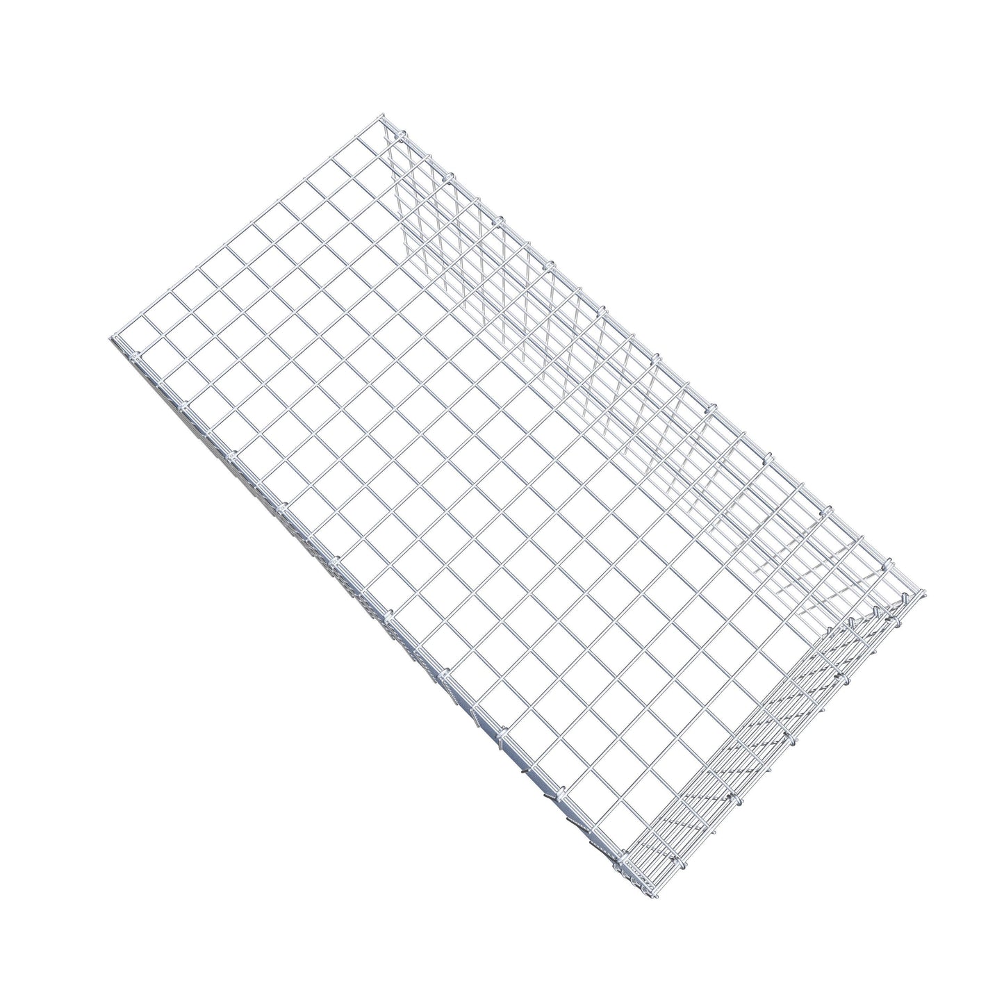 Anbaugabione Typ 4 100 cm x 40 cm x 50 cm (L x H x T), Maschenweite 5 cm x 5 cm, C-Ring