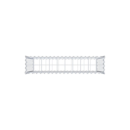Gabion 100 cm x 70 cm x 20 cm (L x H x D), maskestørrelse 10 cm x 10 cm, spiral