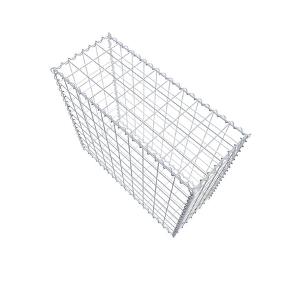 Gabion 100 cm x 90 cm x 40 cm (L x H x D), maskestørrelse 10 cm x 10 cm, spiral