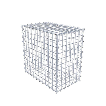 Gabbione 50 cm x 50 cm x 30 cm (L x H x P), maglia 5 cm x 5 cm, spirale