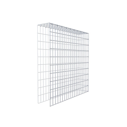 Extra gabion typ 4 100 cm x 100 cm x 20 cm (L x H x D), maskstorlek 5 cm x 10 cm, C-ring