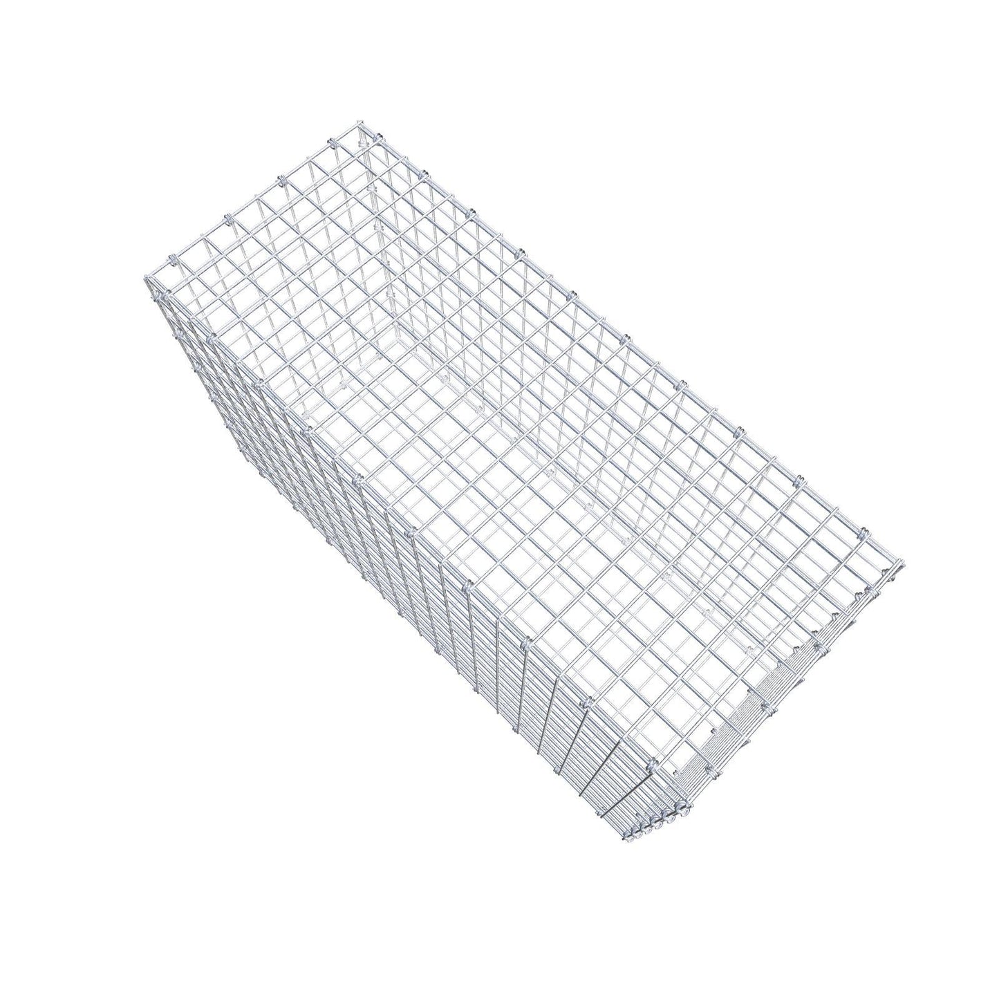 Schanskorf 100 cm x 60 cm x 40 cm (L x H x D), maaswijdte 5 x 5 cm, spiraalring