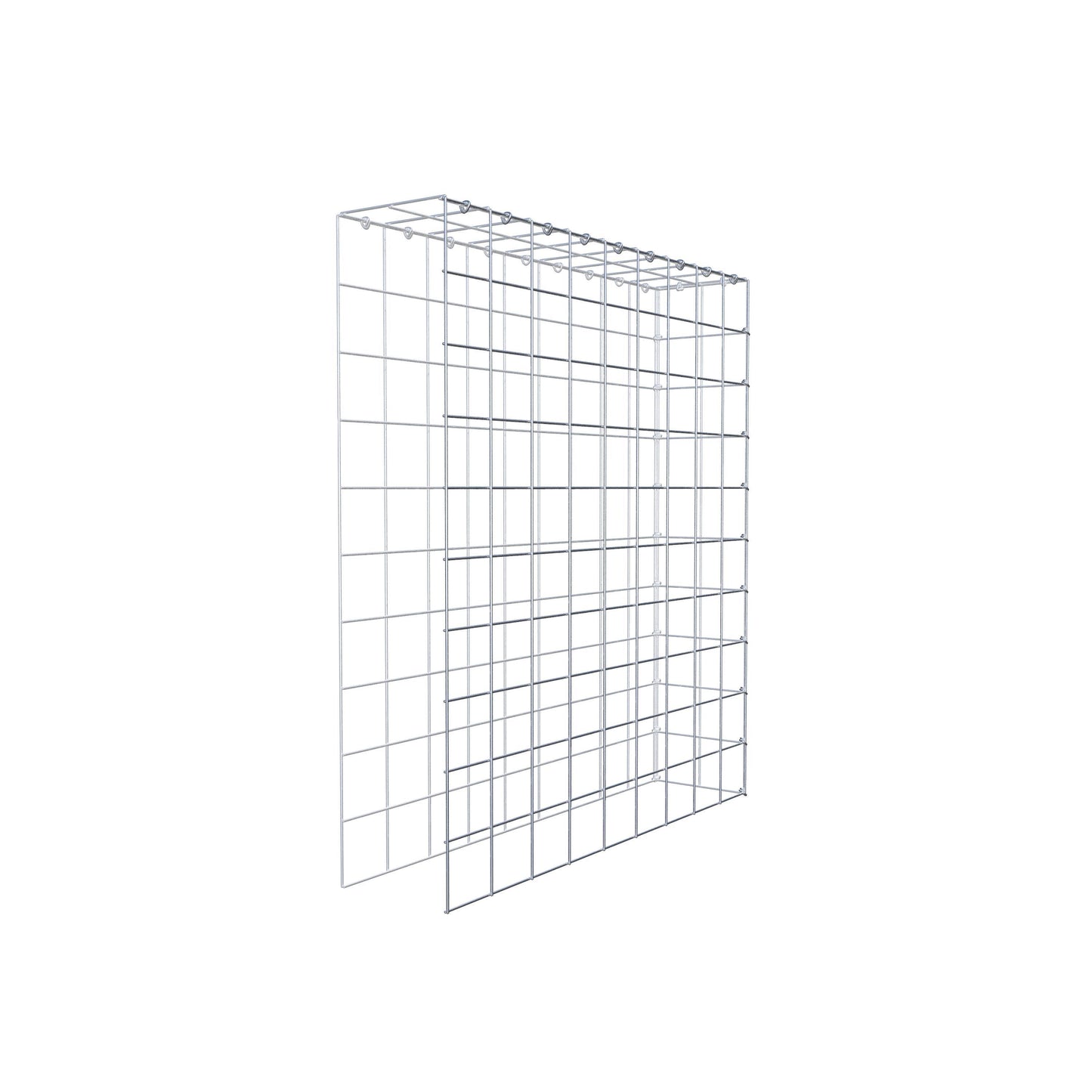 Gabião Tipo 4 100 cm x 90 cm x 20 cm (C x A x P), malhagem 10 cm x 10 cm, anel C