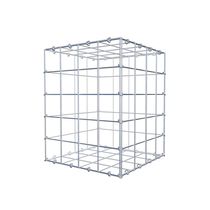 Gabião 50 cm x 40 cm x 40 cm (C x A x P), malhagem 10 cm x 10 cm, anel C
