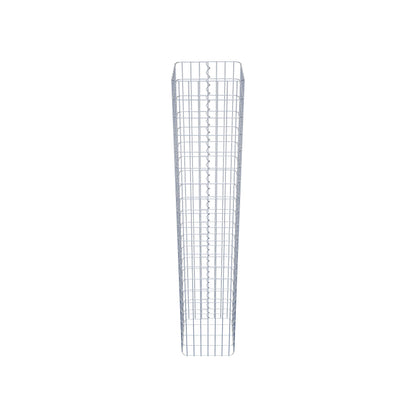 Gabionpelare, kantig 37 cm x 37 cm, 200 cm hög, MW 5 cm x 10 cm
