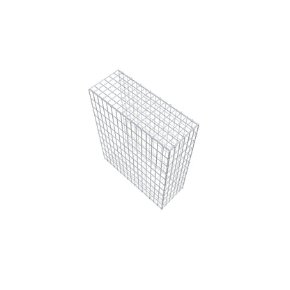 Opzetpaal type 2 100 cm x 80 cm x 30 cm, maaswijdte 5 cm x 10 cm, C-ring