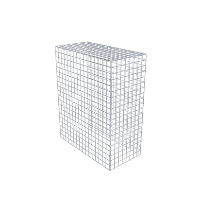 Gavión adicional tipo 4 100 cm x 80 cm x 40 cm (L x A x P), malla 5 cm x 5 cm, anillo en C