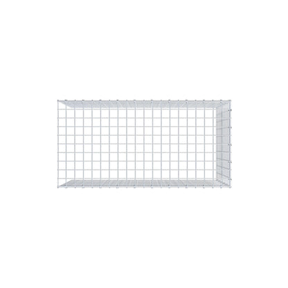 Mounted gabion type 4 100 cm x 60 cm x 50 cm (L x H x D), mesh size 5 cm x 5 cm, C-ring