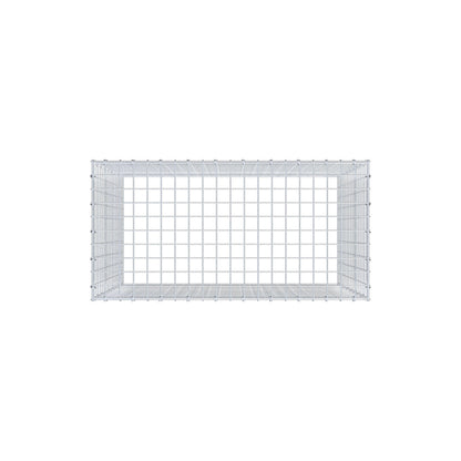 Gavión complementario de tipo 3 100 cm x 90 cm x 50 cm (L x A x P), malla 5 cm x 5 cm, anillo en C