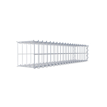 Gabião tipo 2 100 cm x 20 cm x 20 cm (C x A x P), malhagem 5 cm x 10 cm, espiral