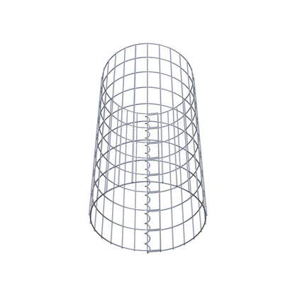 Gabionensäule rund 42 cm Durchmesser, 80 cm Höhe, Maschenweite 5 cm x 10 cm