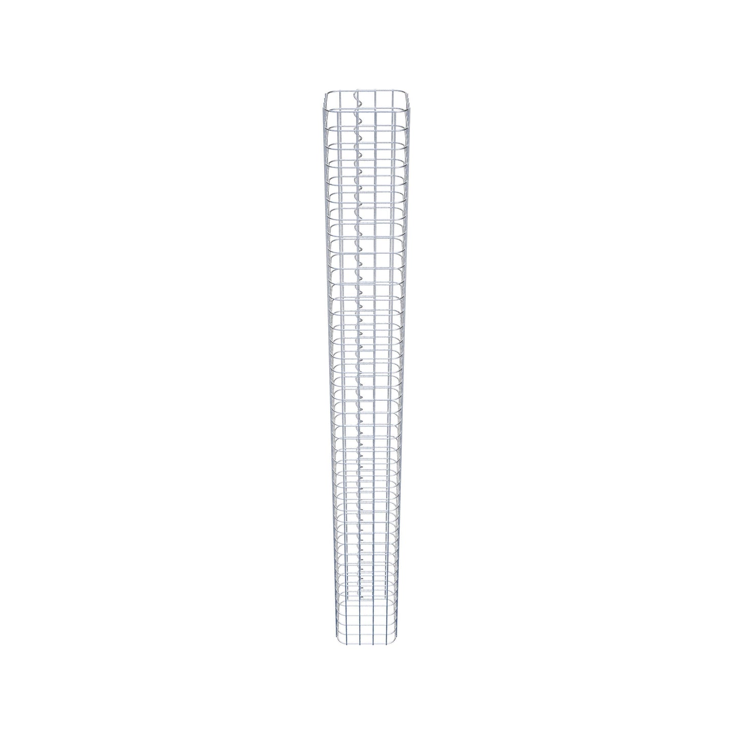 Gabionpelare, kvadrat 22 cm x 22 cm, 200 cm hög, MW 5 cm x 5 cm