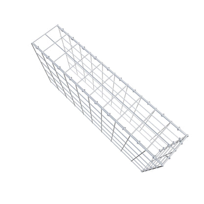 Mounted gabion type 4 100 cm x 50 cm x 20 cm (L x H x D), mesh size 10 cm x 10 cm, C-ring