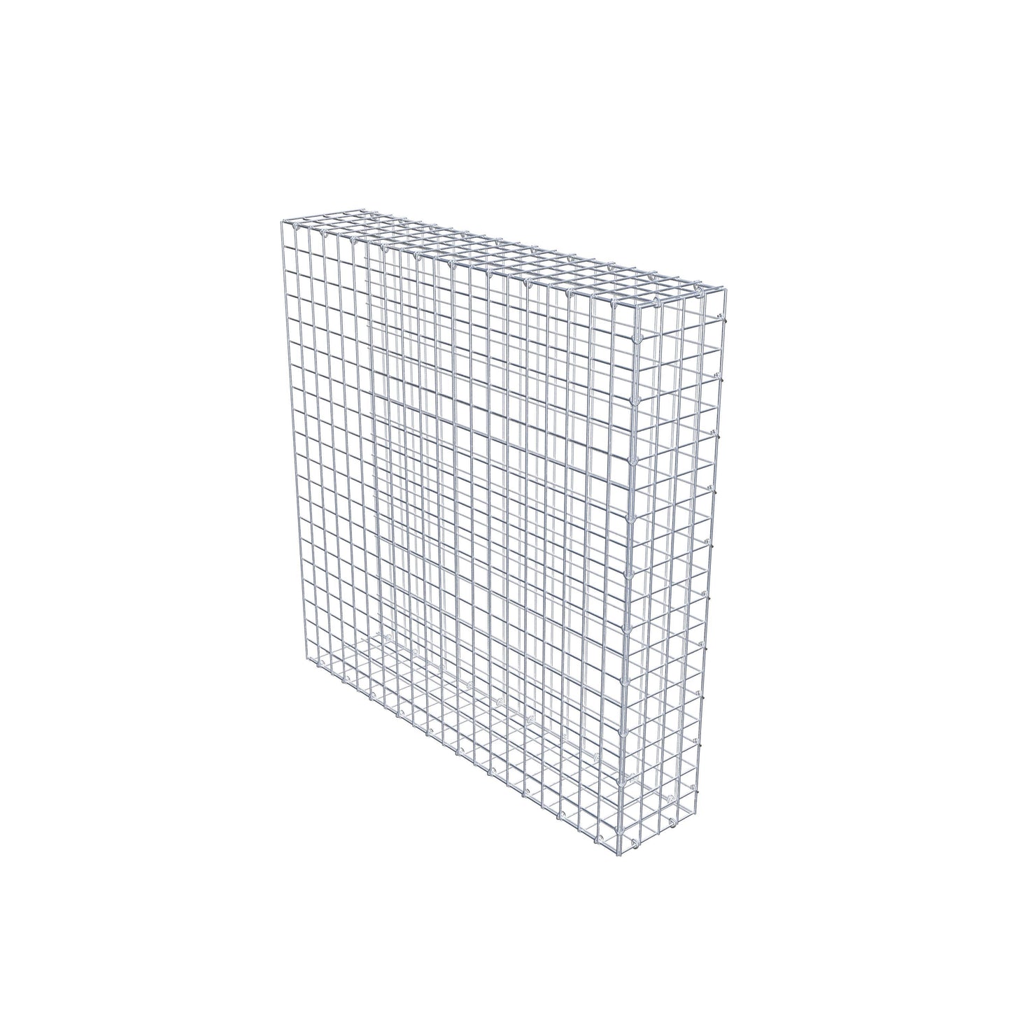 Gavión adicional tipo 2 100 cm x 100 cm x 20 cm (L x A x P), malla 5 cm x 5 cm, anillo en C
