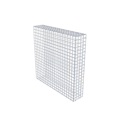 Gavión adicional tipo 2 100 cm x 100 cm x 20 cm (L x A x P), malla 5 cm x 5 cm, anillo en C