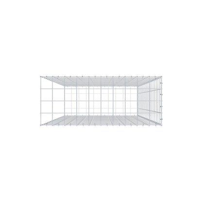 Pila adicional tipo 2 200 cm x 100 cm x 40 cm (L x A x P), malla 10 cm x 10 cm, anillo en C